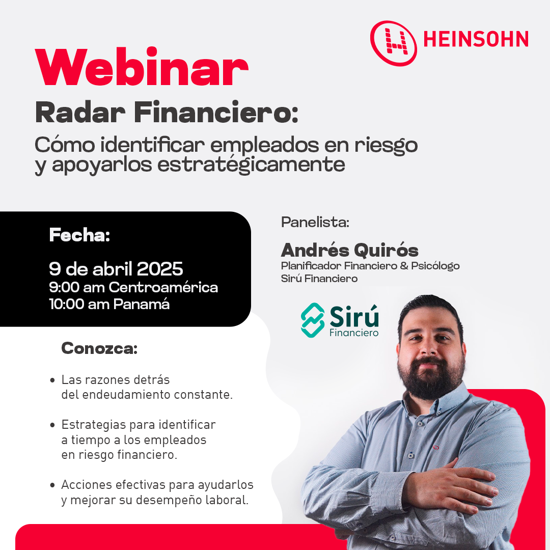 Banner Webinar Cómo Identificar y Apoyar Empleados en Riesgo Financiero